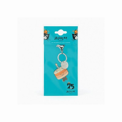 Jellycat Jellina Birthday Cake Keyring UK | 12659YCSV